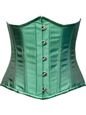 Corsage Unterbrust Taft Grün